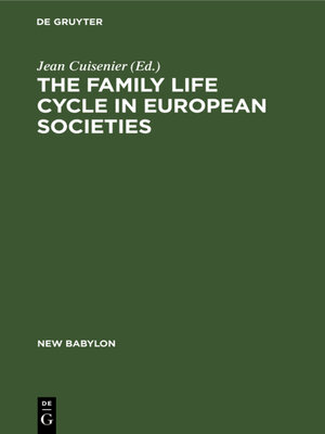 cover image of The family life cycle in European societies
